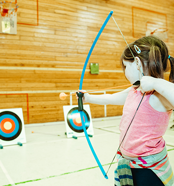 Archery for Kids 4 archery girl shooting arrow