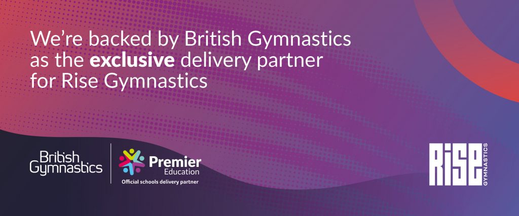 New gymnastics programme available to UK schools will make gymnastics more accessible to young children 1 Rise Gymnastics Email Header 4