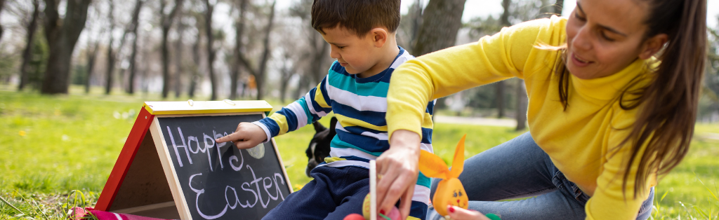 7 Spring Activities for Kids 6 Spring activities for kids, easter picnic with mum and child