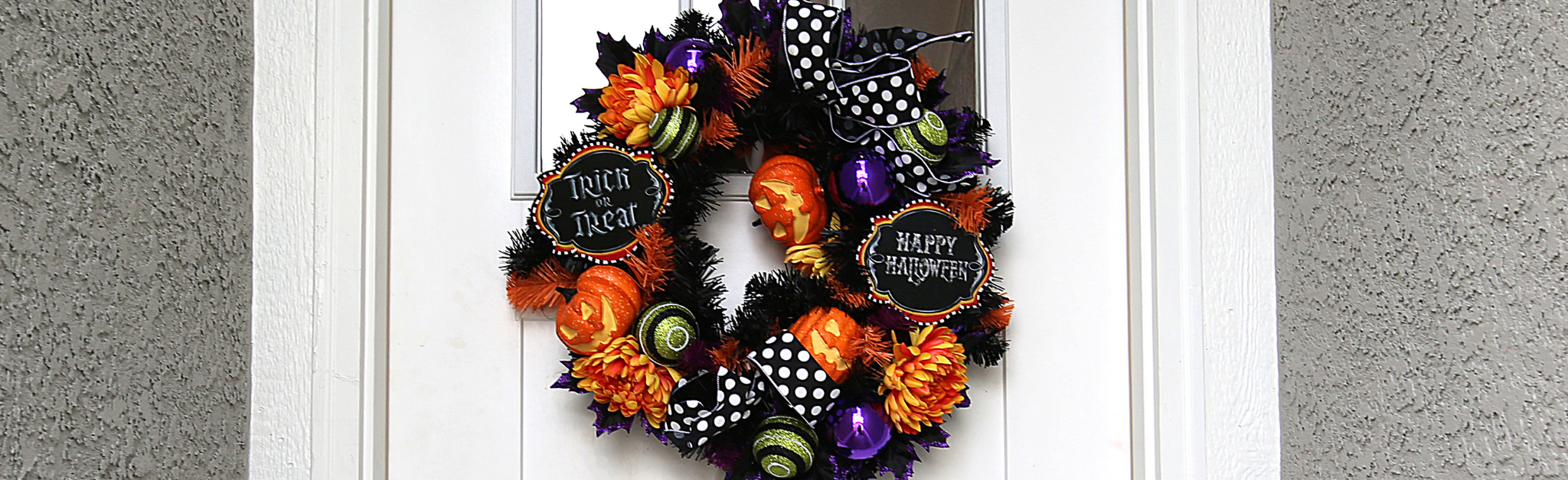 Autumn wreath ideas 6 Spooky autumn wreath