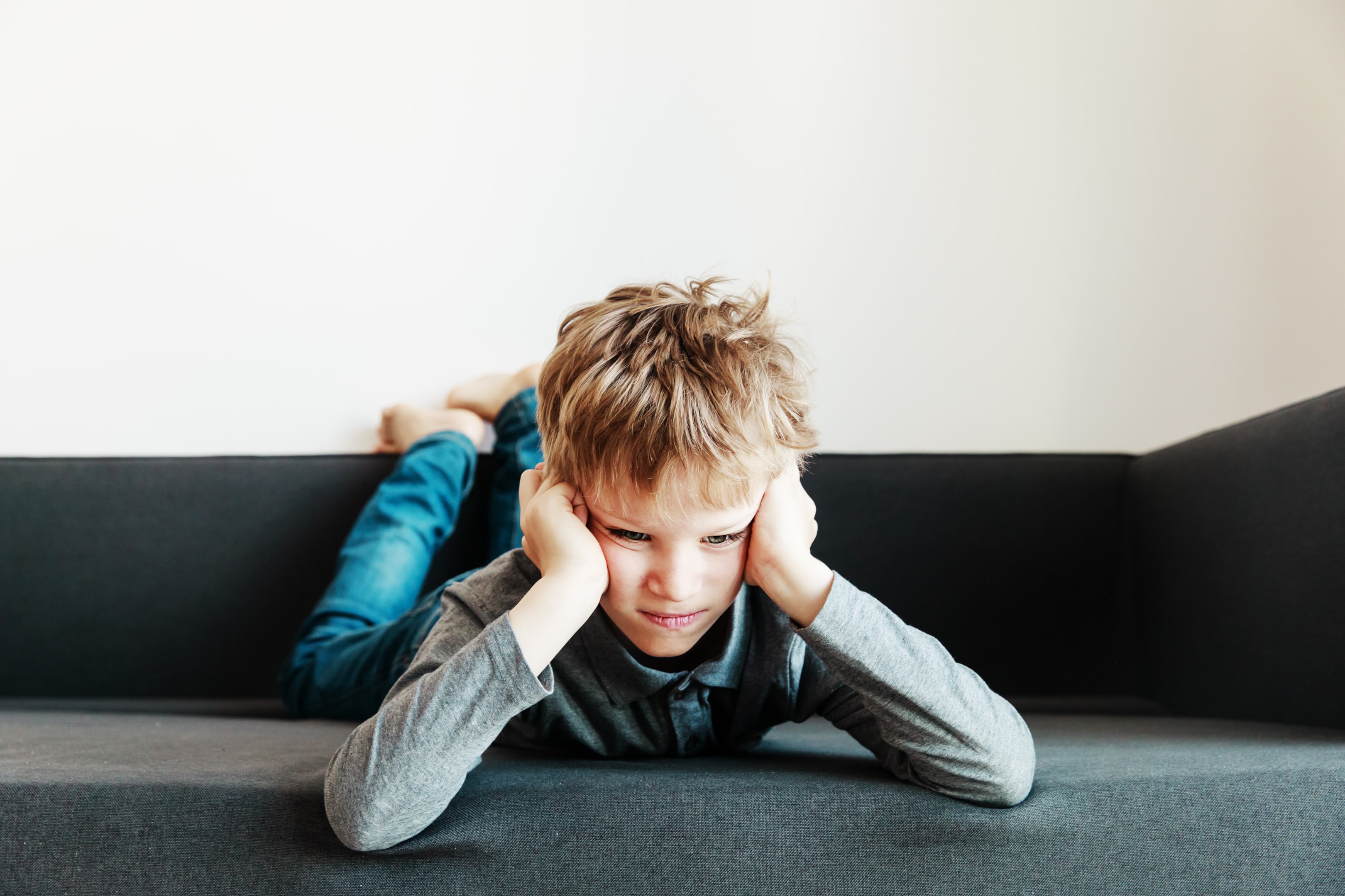 Reducing parental stress with wraparound care 2 A boy looking stressed