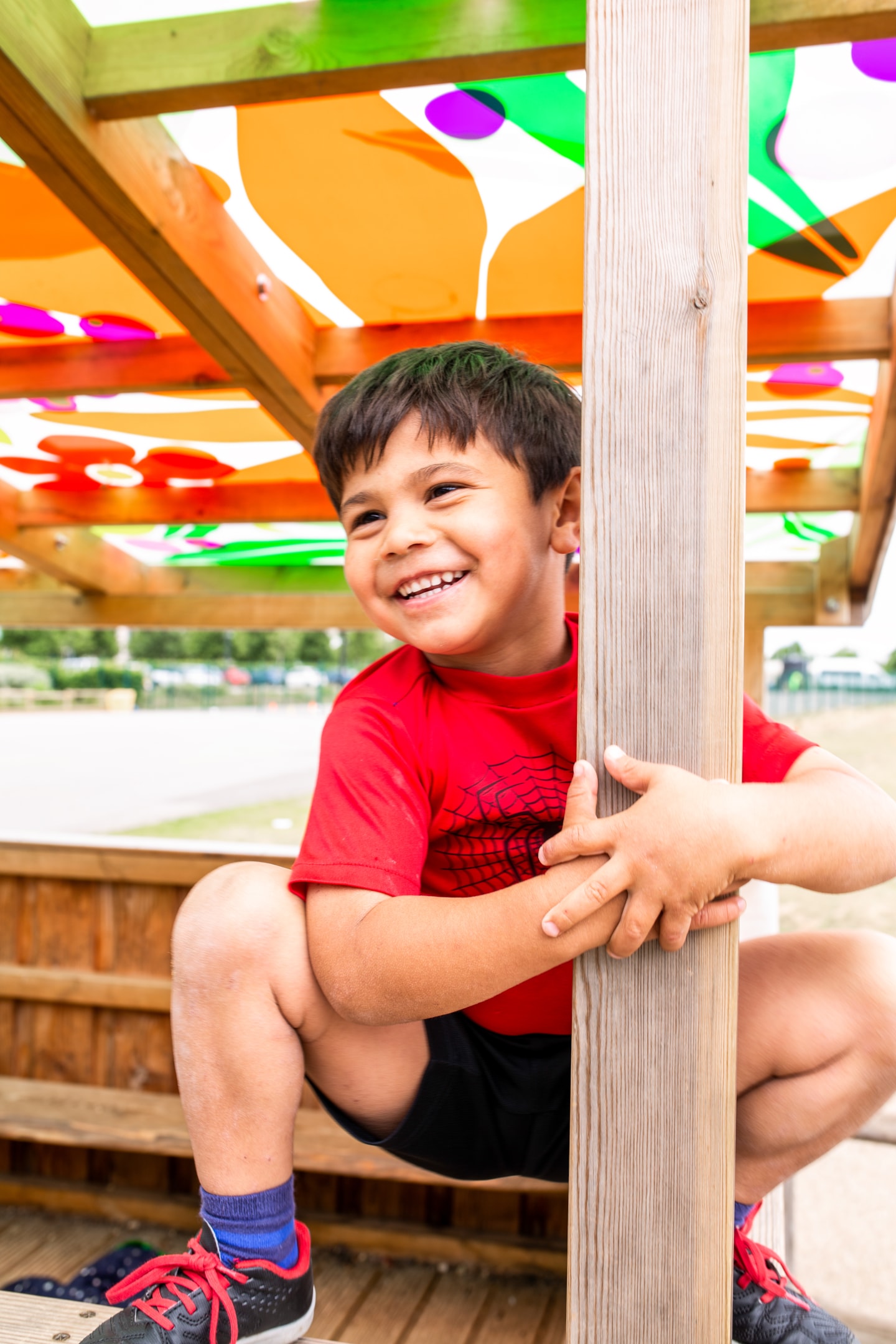What is playwork and why is it growing? 1 Child playing outdoors in school playground