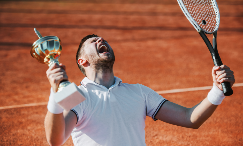 Grand Slam winners inspiring young players 2 Tennis victory